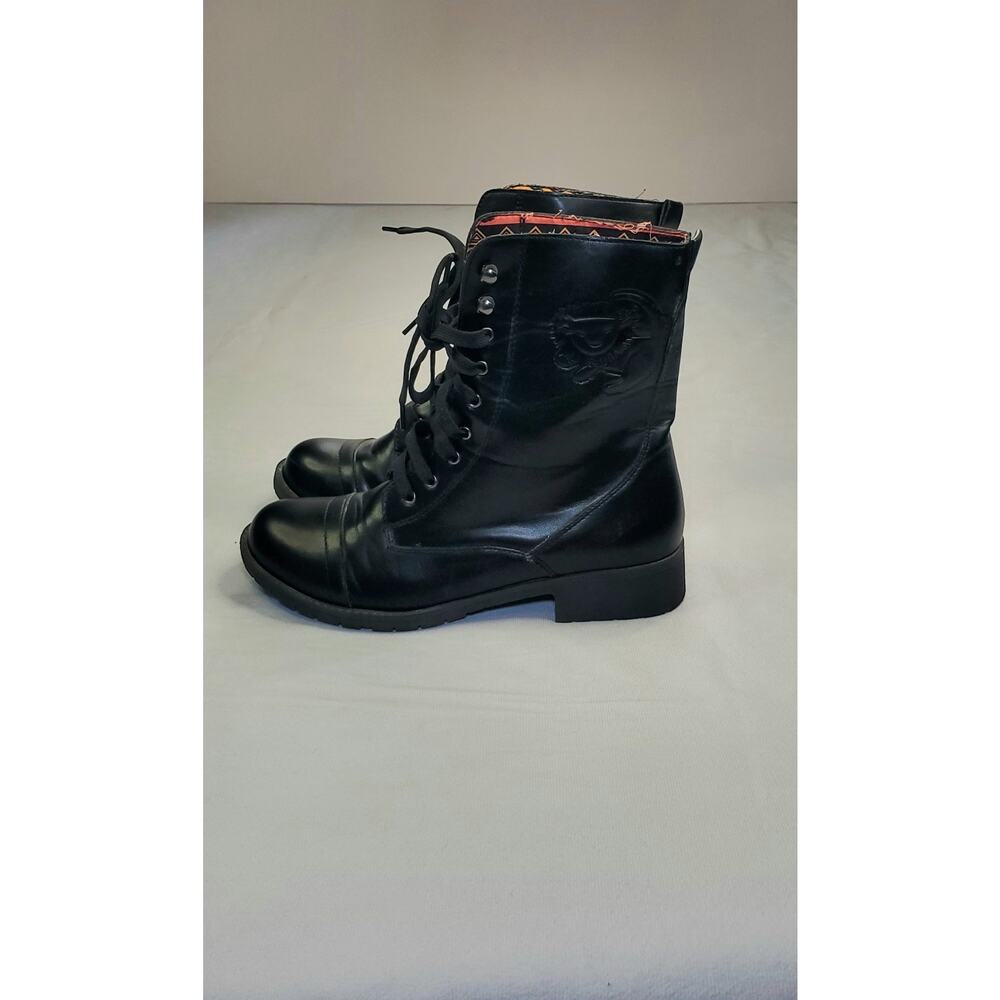 Disney The Lion King Size 8 Combat Boots Women's Black Za3